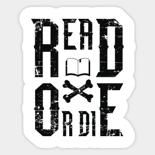 Read or Die Sticker